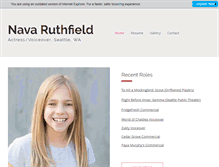 Tablet Screenshot of navaruthfield.com